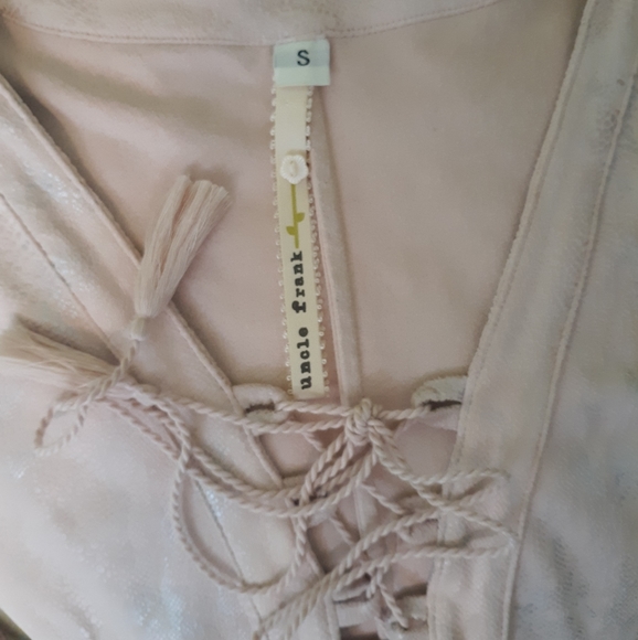 Uncle Frank vegan suede boho dress small *C5 - Picture 6 of 7